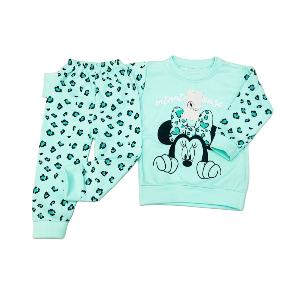 🎀 Minnie Mouse Girls Fleece Suit 👧